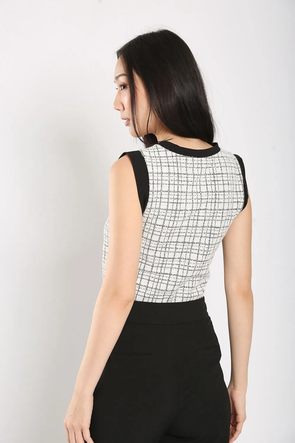 Alayna Top in White Tweet