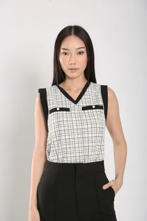 Alayna Top in White Tweet