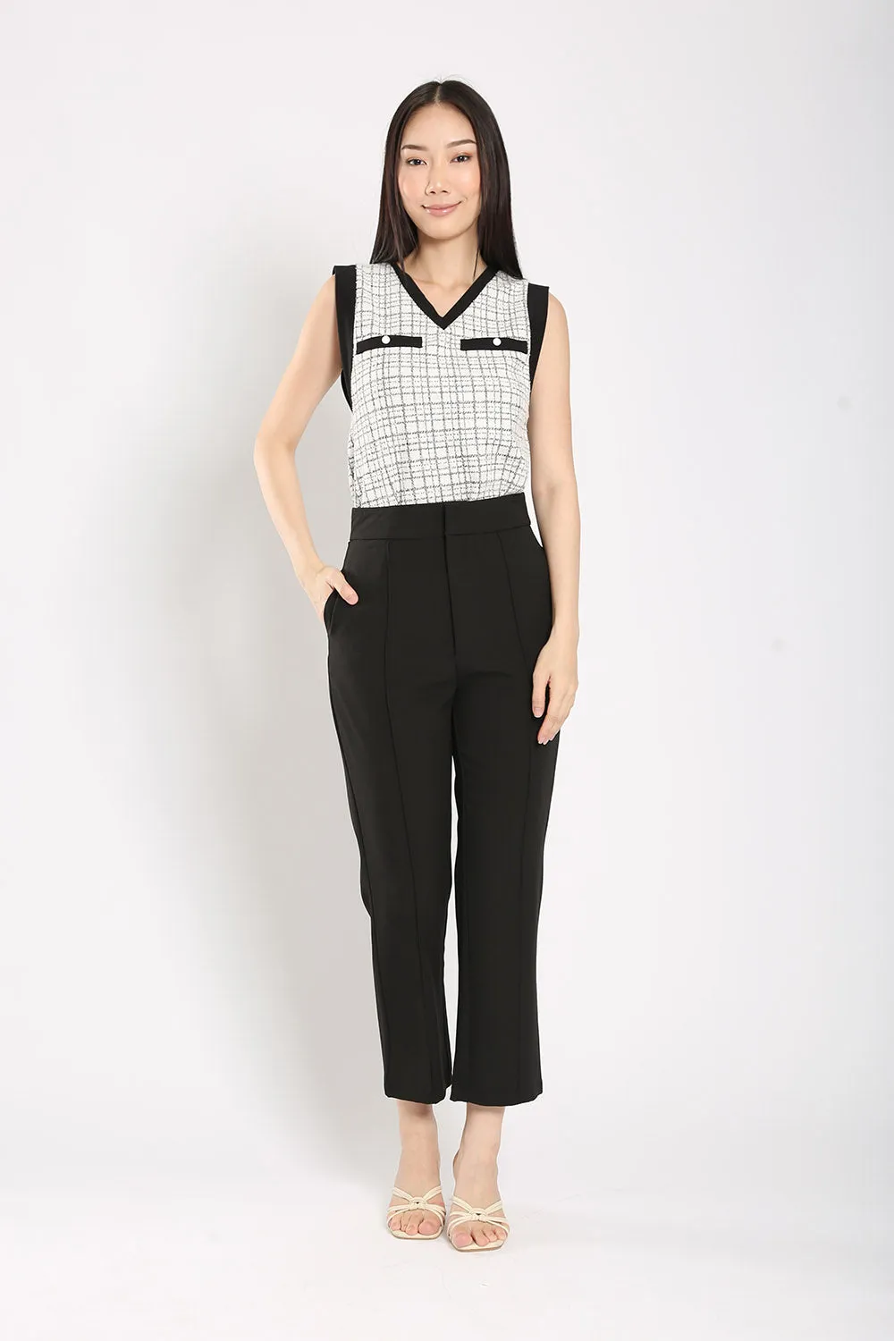 Alayna Top in White Tweet