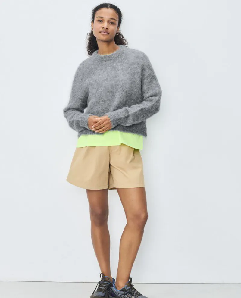 American Vintage Bymi Grey Crew Knit