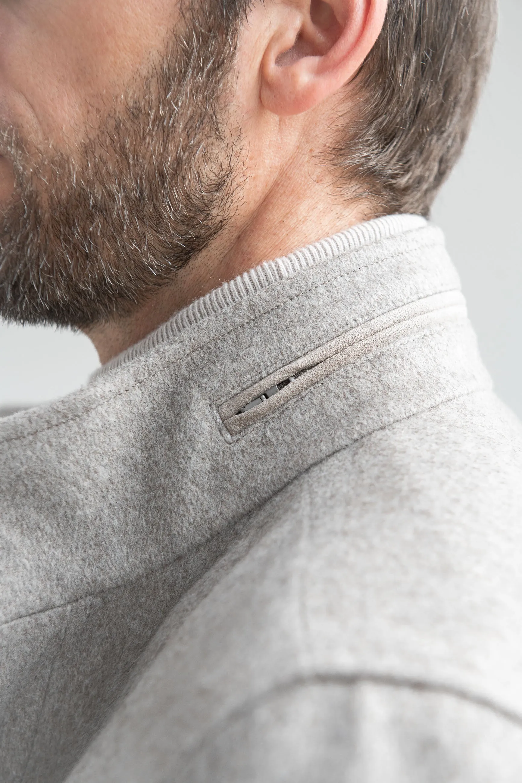 Beige field jacket - Made in Italy