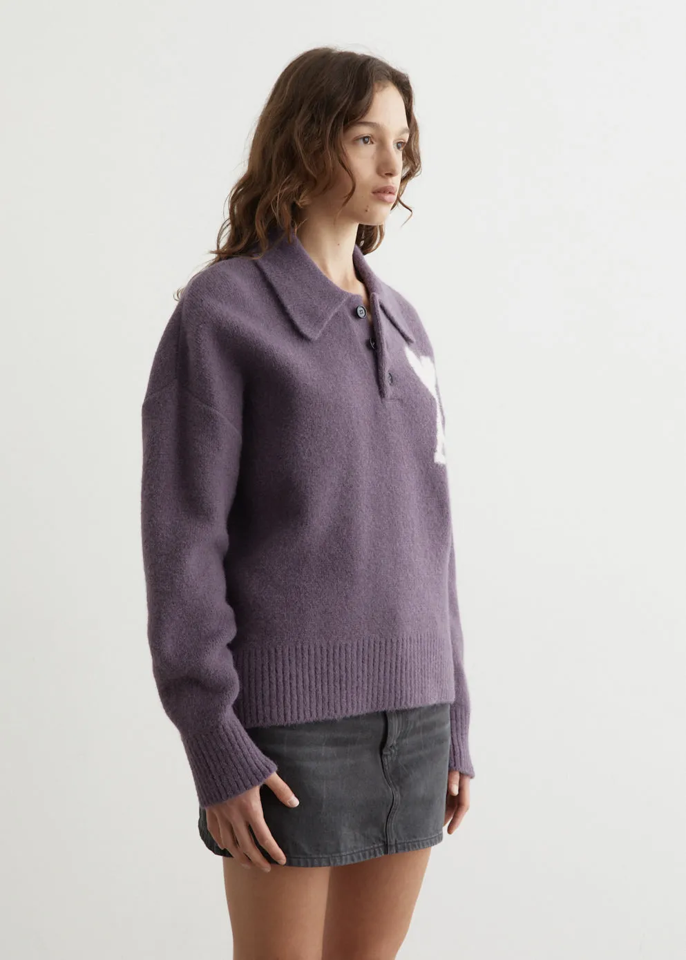 Boxy Off White ADC Polo