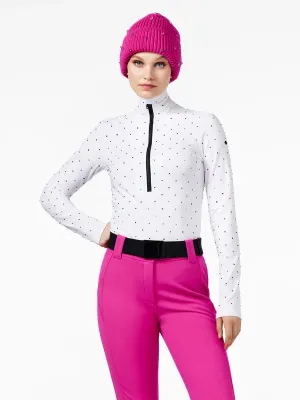 claire Ski Pully  - White