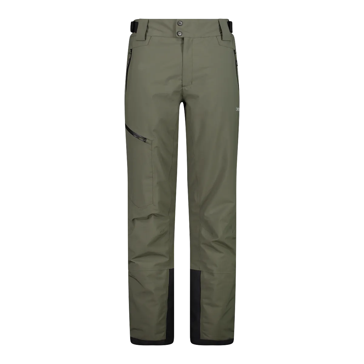 CMP Men's Mechanical Stretch Waterproof Ski Trousers (Olive)
