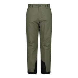 CMP Men's Twill Waterproof Insulated Ski Trousers (Olive)
