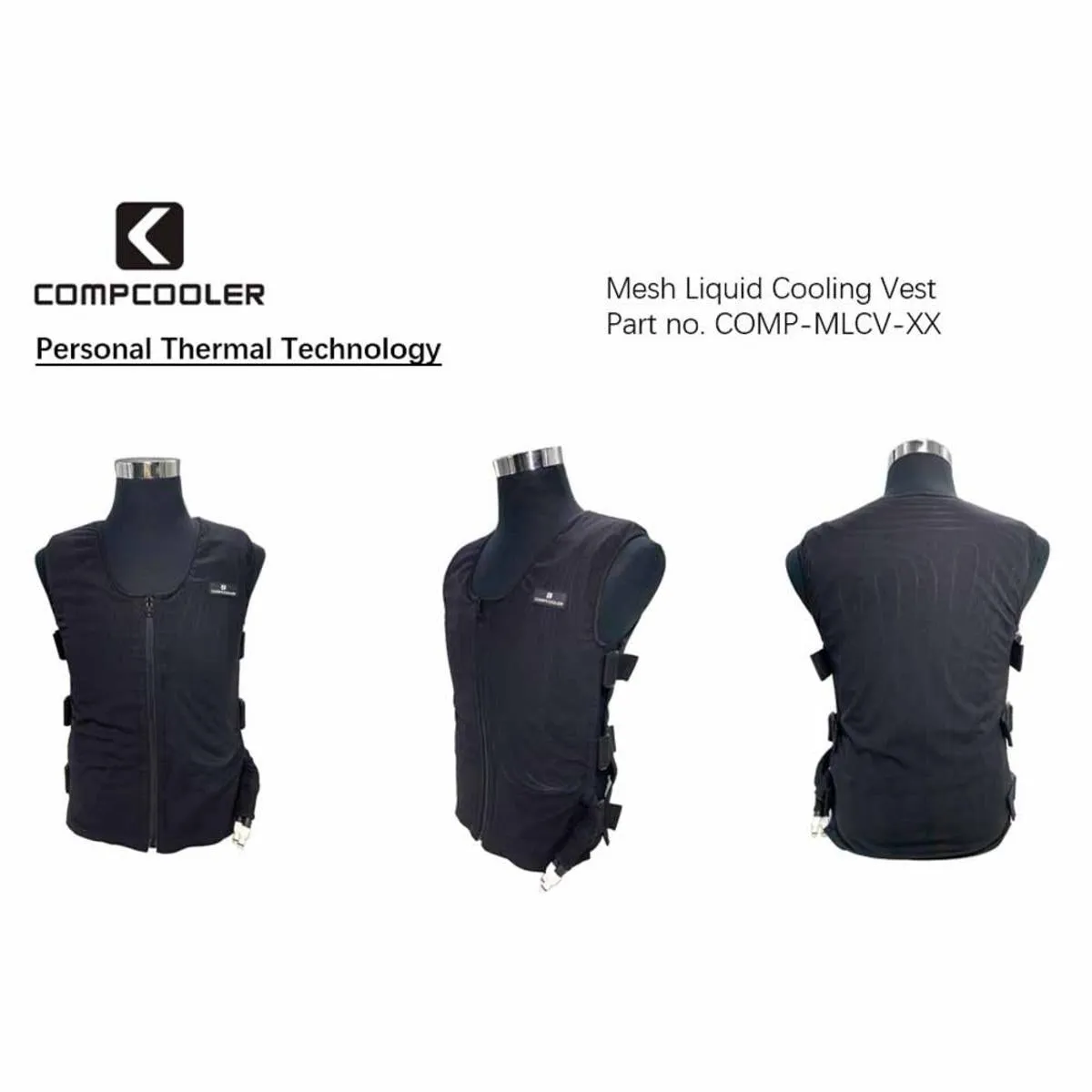 CompCooler Motorcycle Rider Solo System with Seat Cooling Pad 12V Flow Control Mode