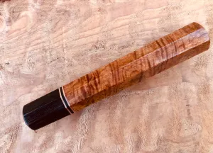 Custom Japanese Knife Handle - Buloke and African Blackwood