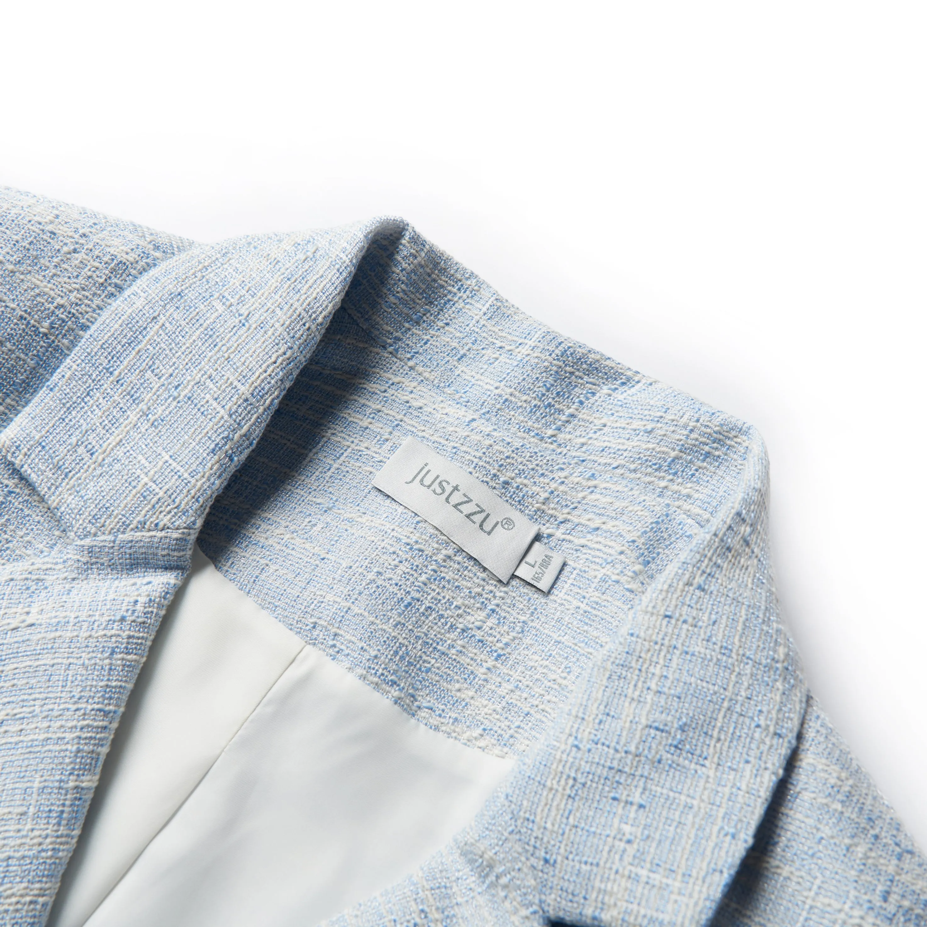 JUSTZZU Formal Blazers Office Work Suit