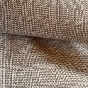 Khaki Plaid Suiting | 25 Yard Lot - SKU 5602 #S70