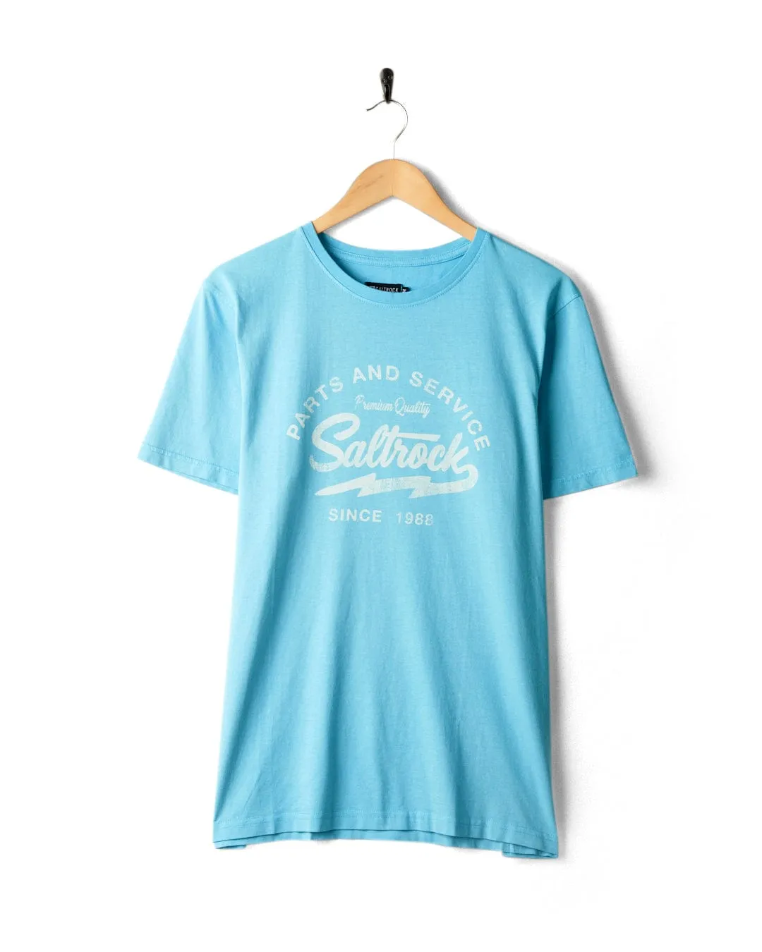 Last Stop Motel - Mens T-Shirt - Light Blue