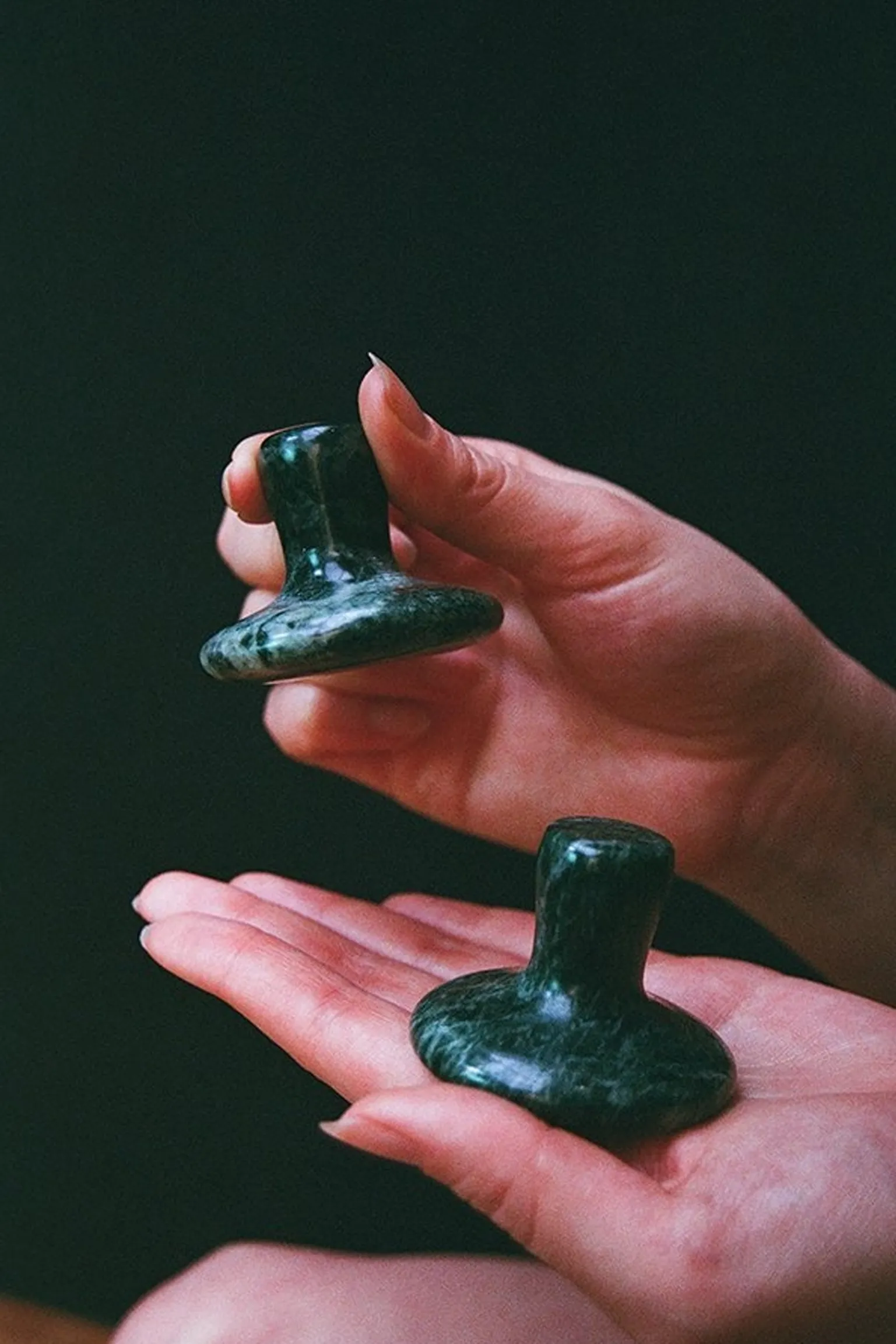 Likya Mushroom Jade Hot Stone