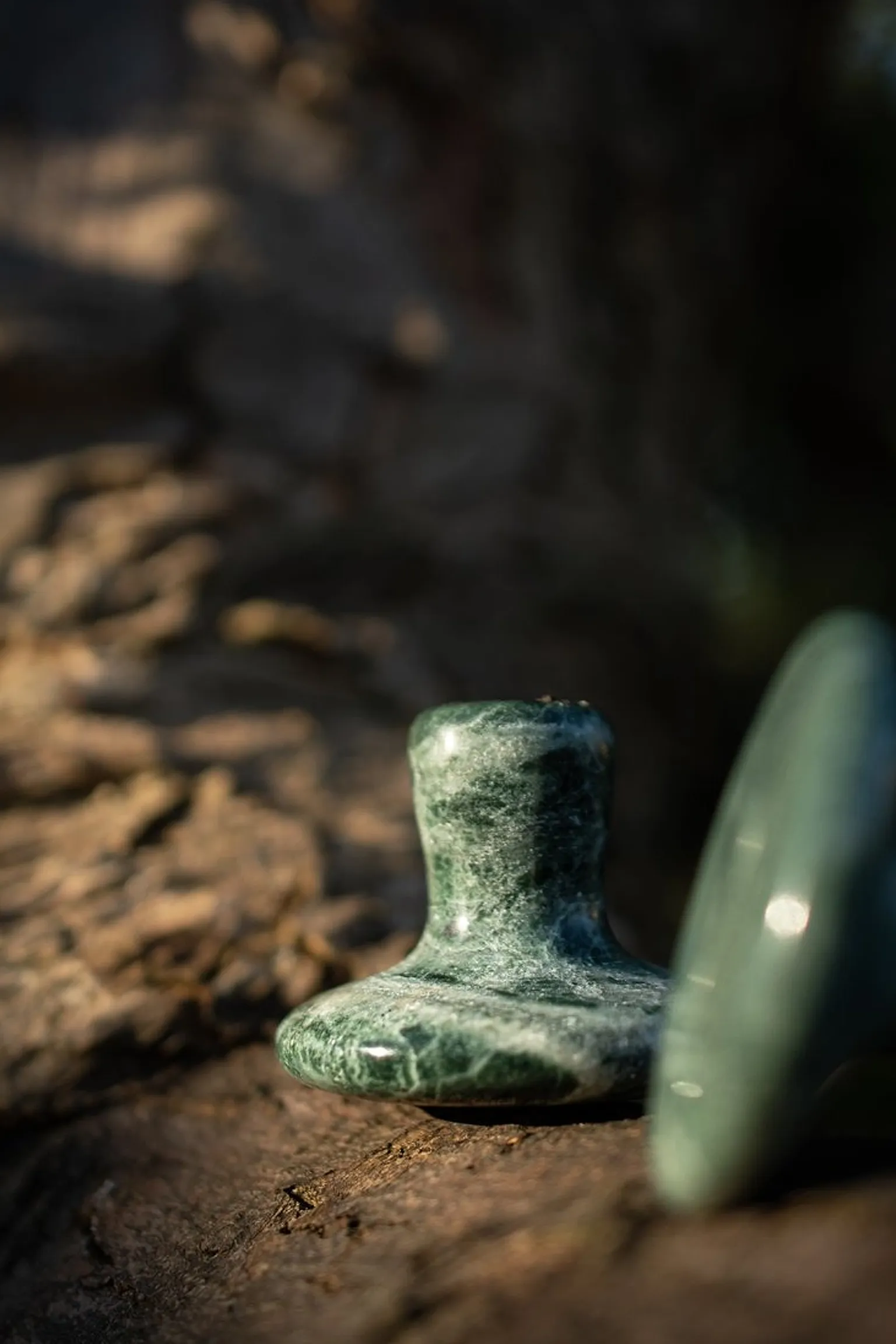 Likya Mushroom Jade Hot Stone