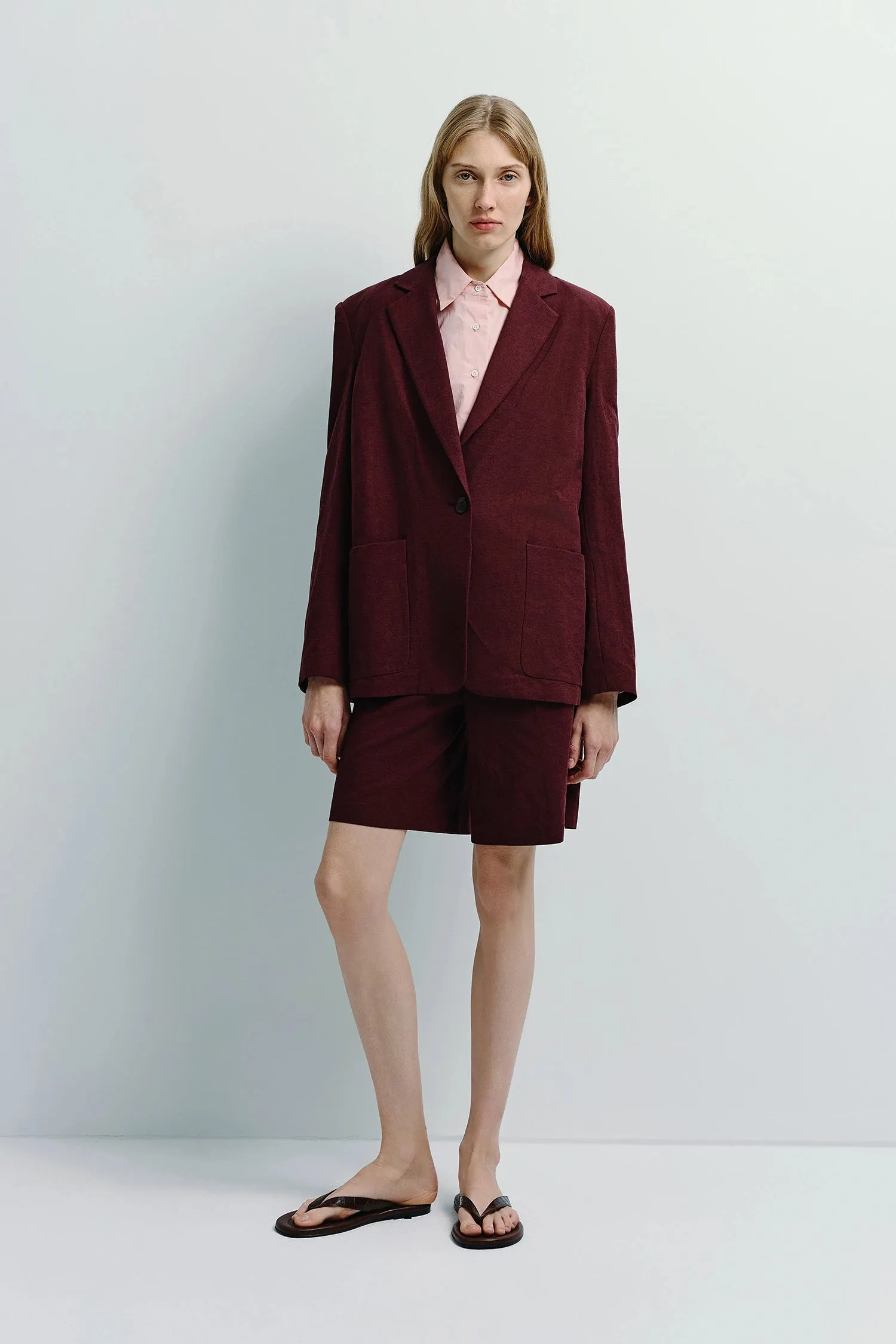 Lonan Linen Blazer