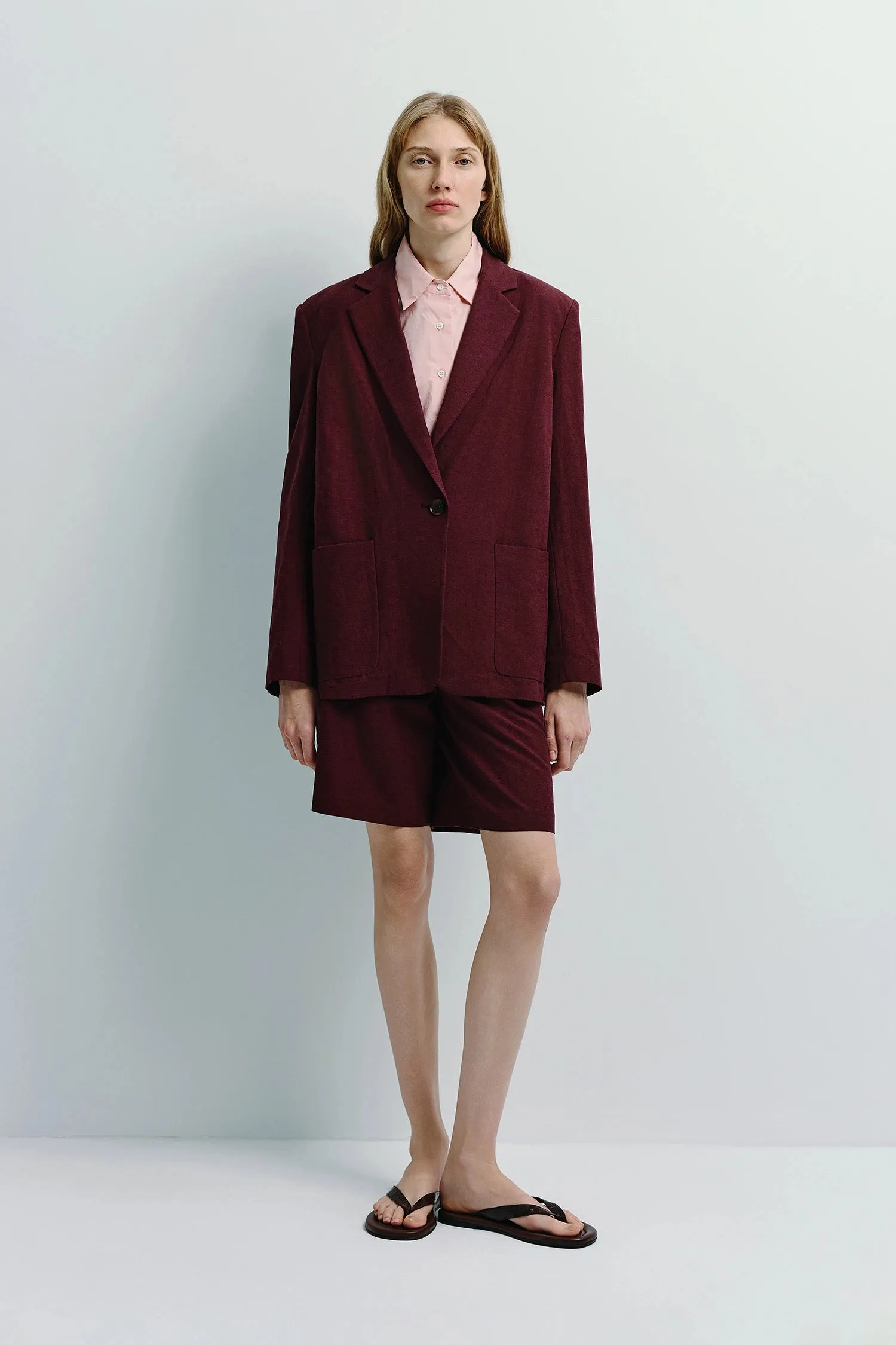 Lonan Linen Blazer