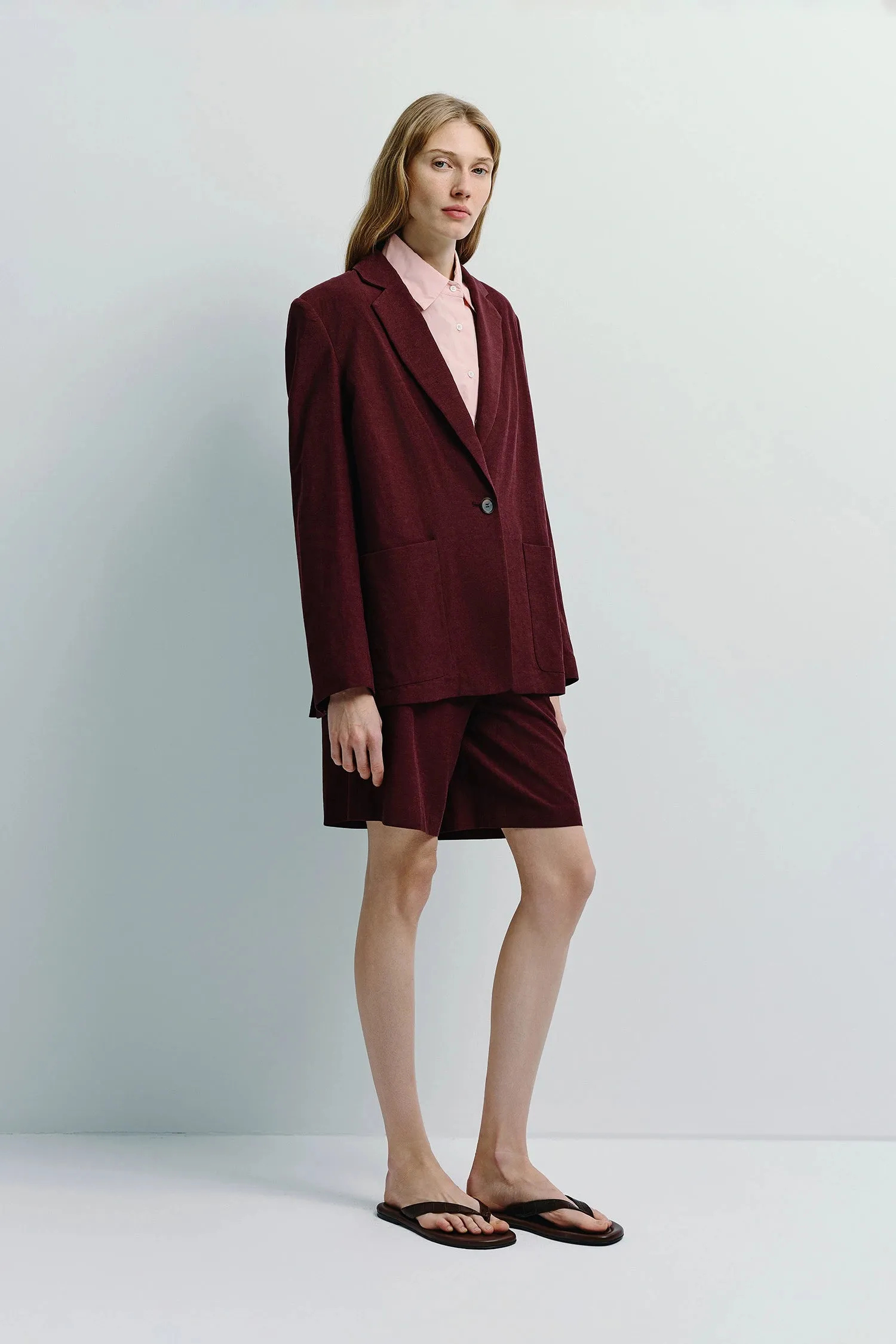 Lonan Linen Blazer