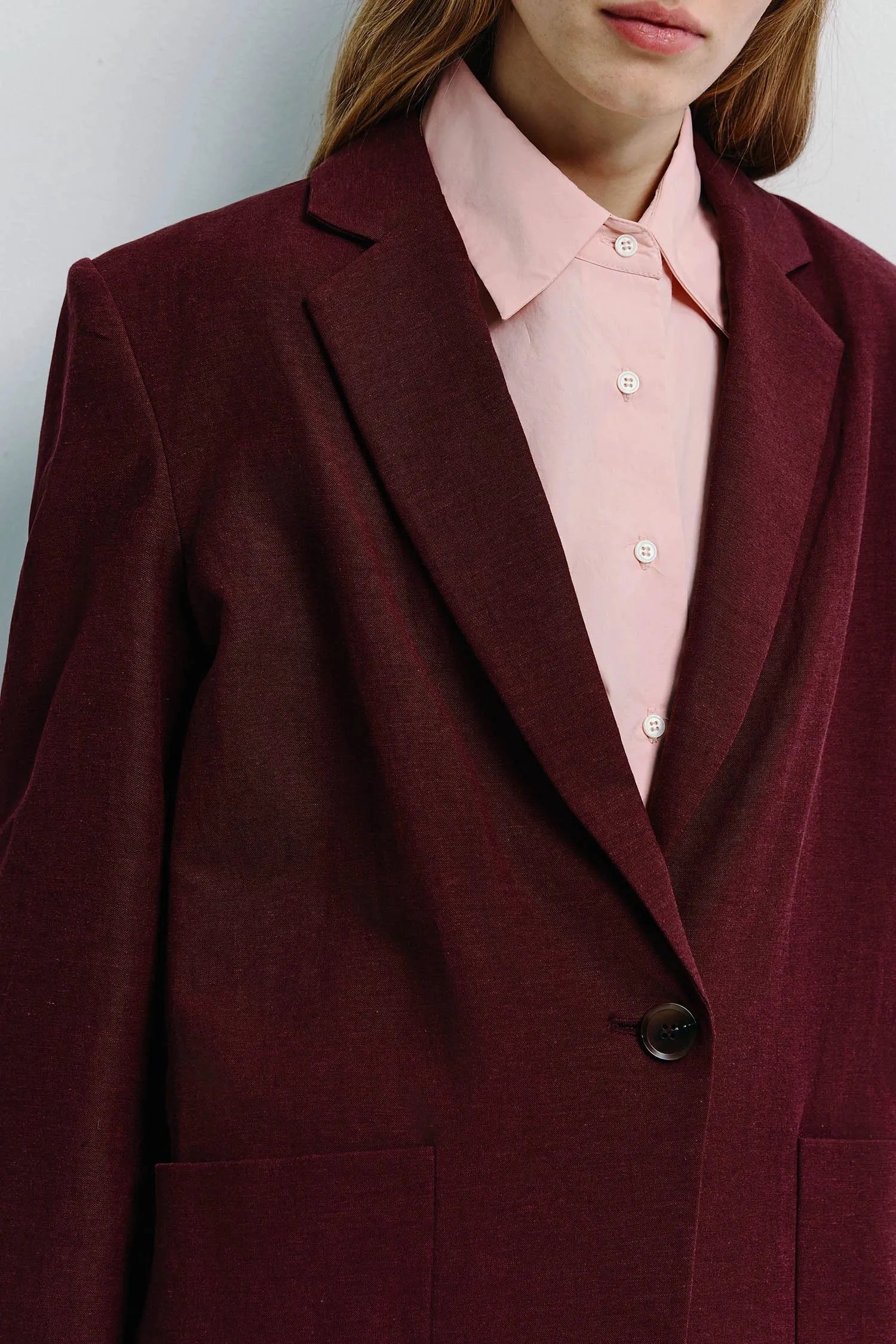 Lonan Linen Blazer