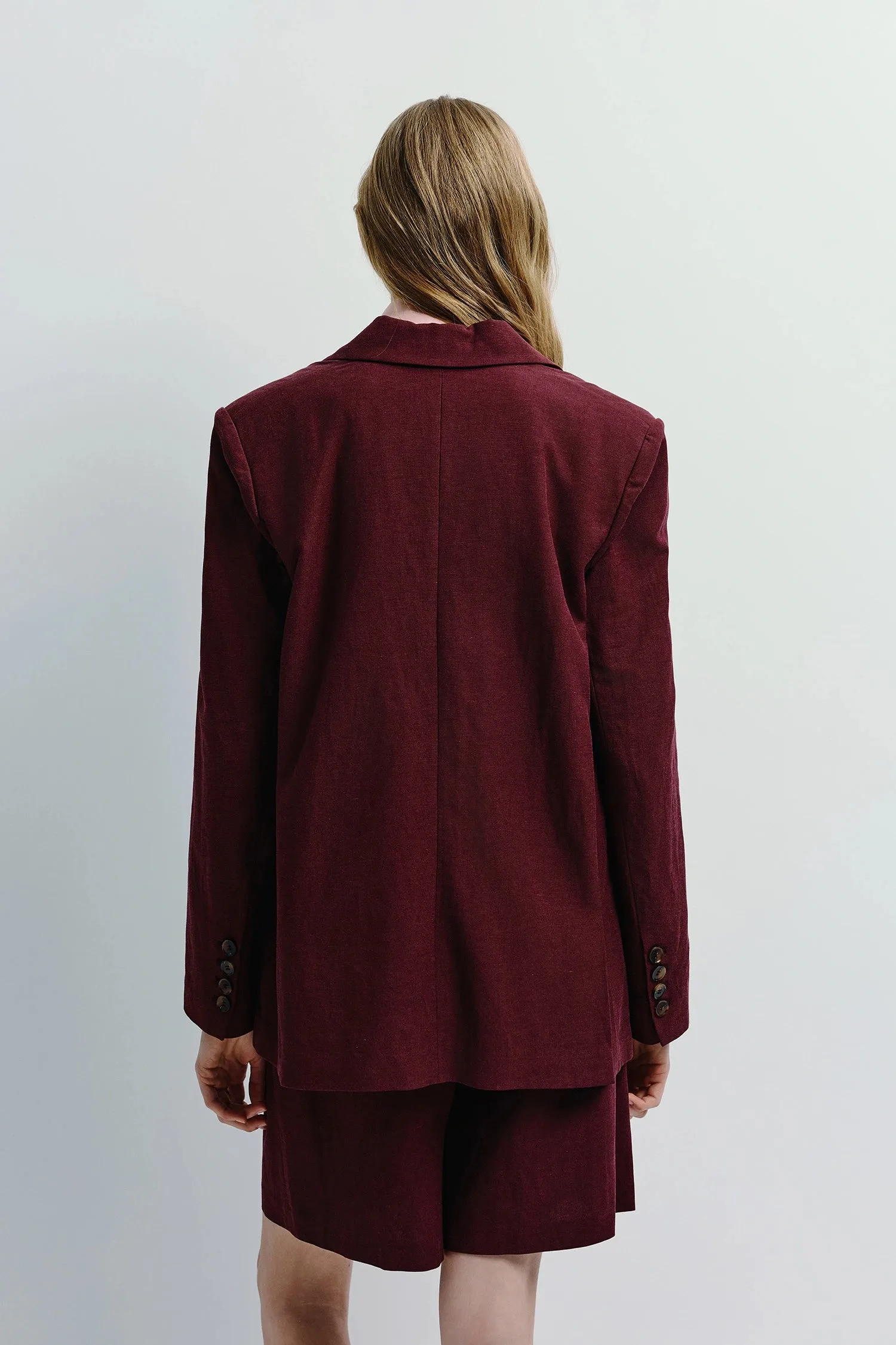 Lonan Linen Blazer