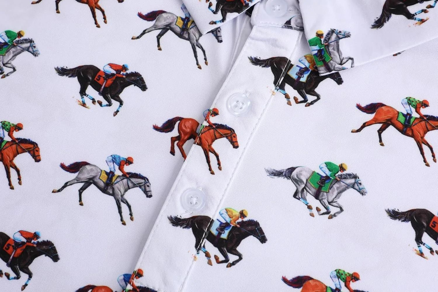 Men's Golf Polo Shirts Funny Golf Shirts for Men Performance Moisture Wicking Quick Dry Athletic Short Sleeve Shirts