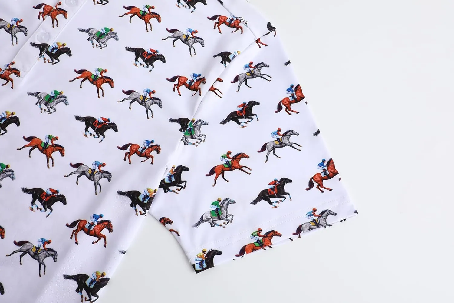 Men's Golf Polo Shirts Funny Golf Shirts for Men Performance Moisture Wicking Quick Dry Athletic Short Sleeve Shirts