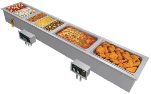 Modular/Ganged Slim Drop-in Heated Well