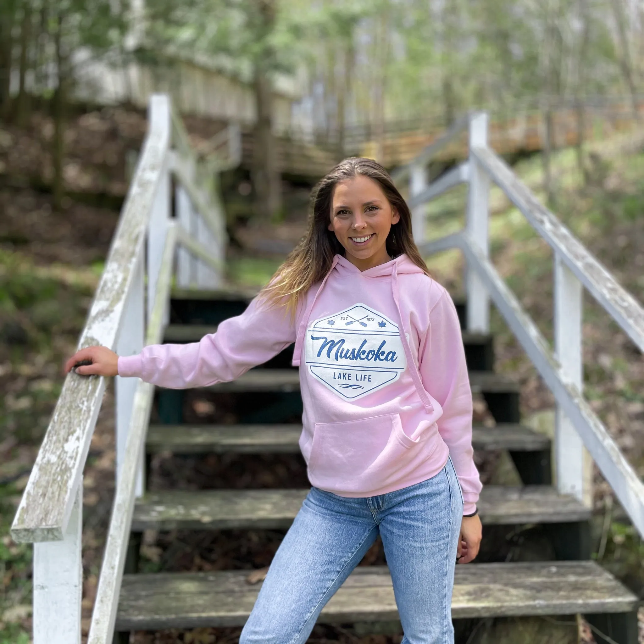 Muskoka Hoodie in Pink