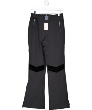 MY SUNDAY SKI Black Belted Ski Pants / Trousers UK M