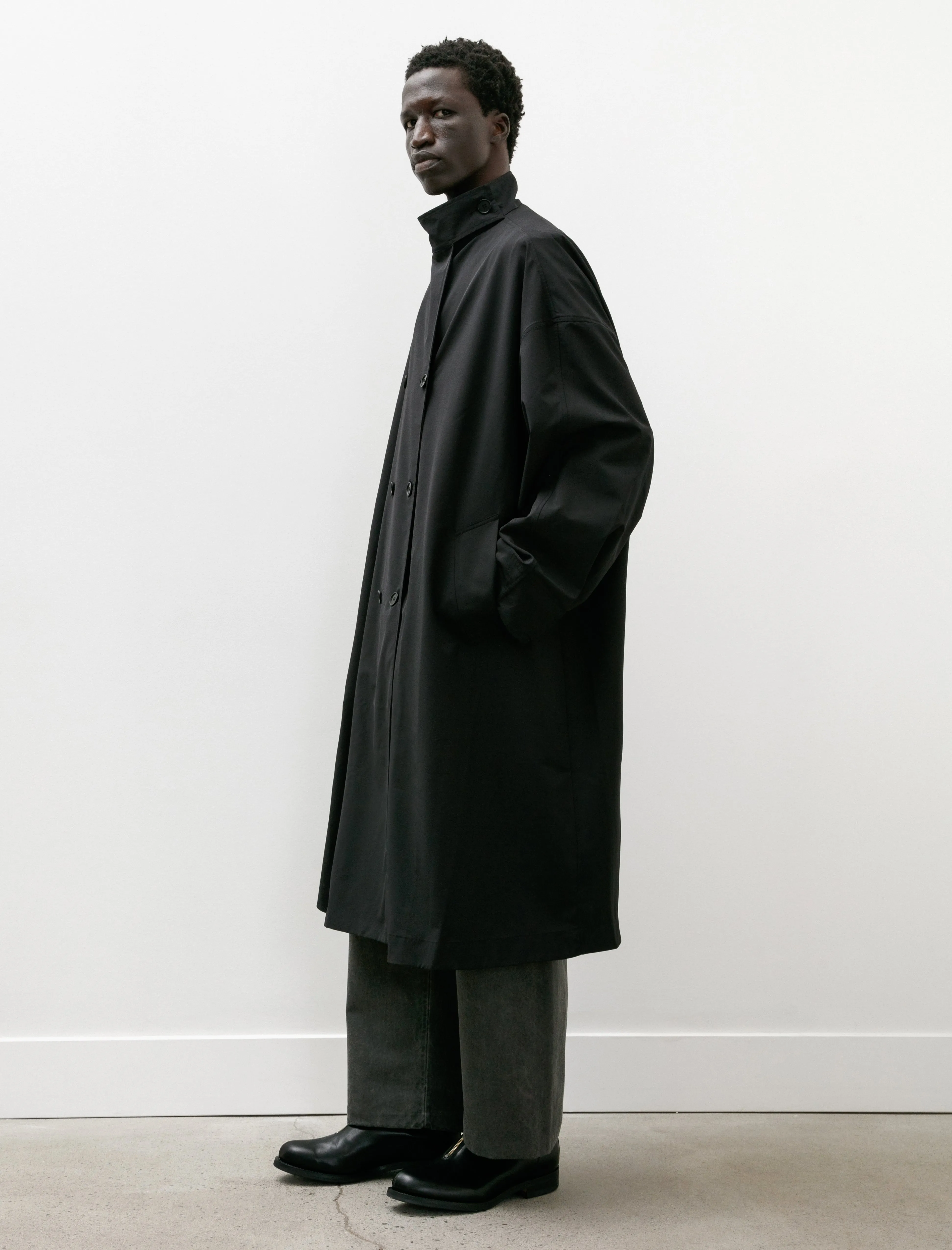 No. 65 Rainsystem Summer Wool Oversized Coat