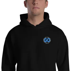 ONCE AND ALWAYS A G.O. Embroidered HOODED SWEATSHIRT