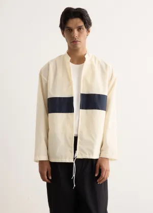 Stripe Nylon Oxford Boat Jacket