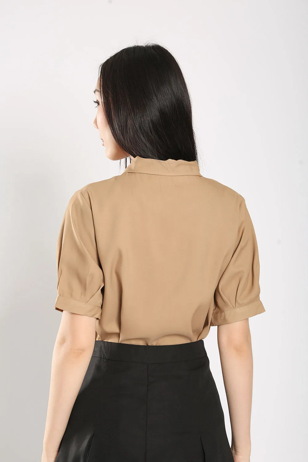 Suzette Blouse in Coffee