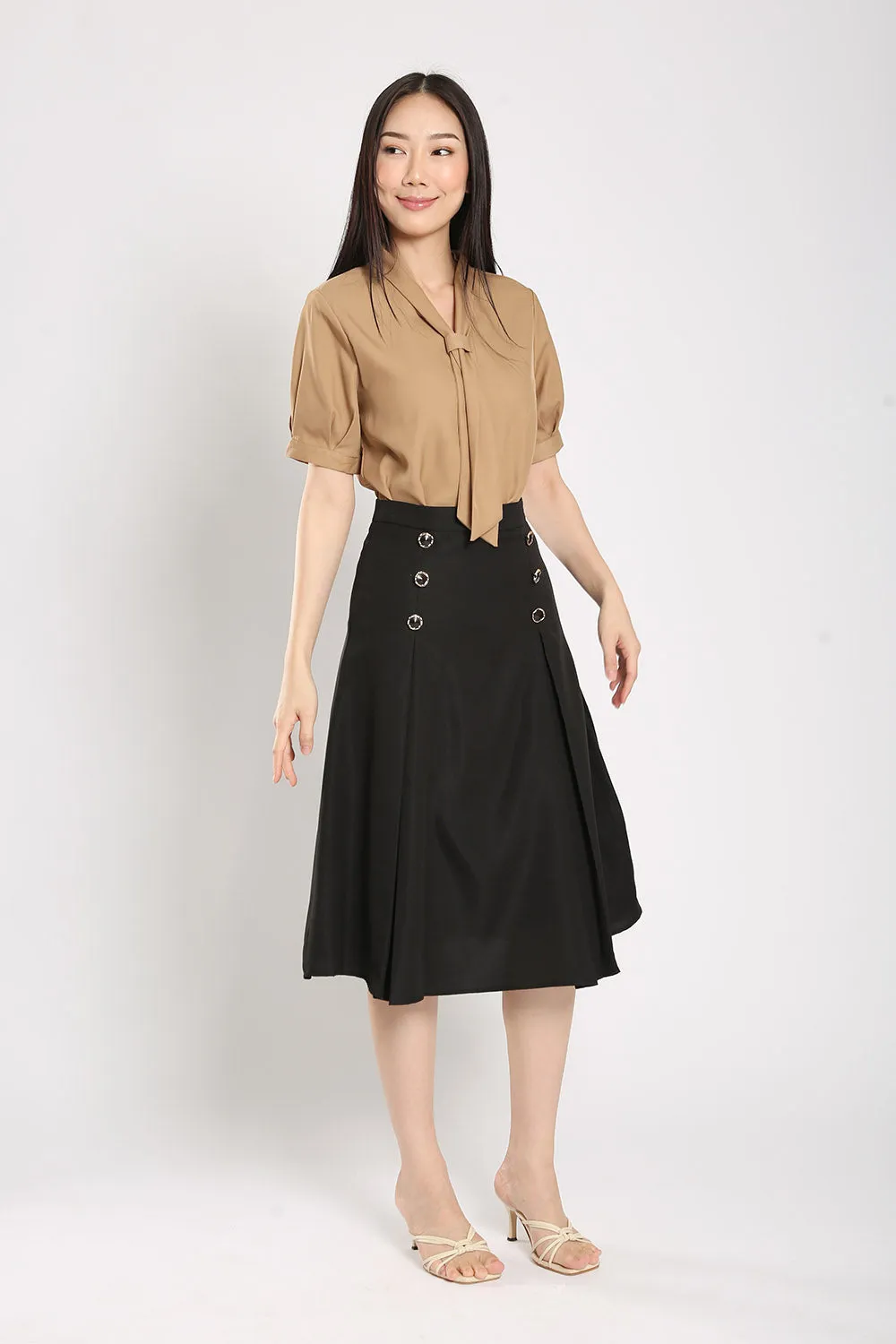 Suzette Blouse in Coffee