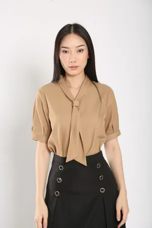 Suzette Blouse in Coffee