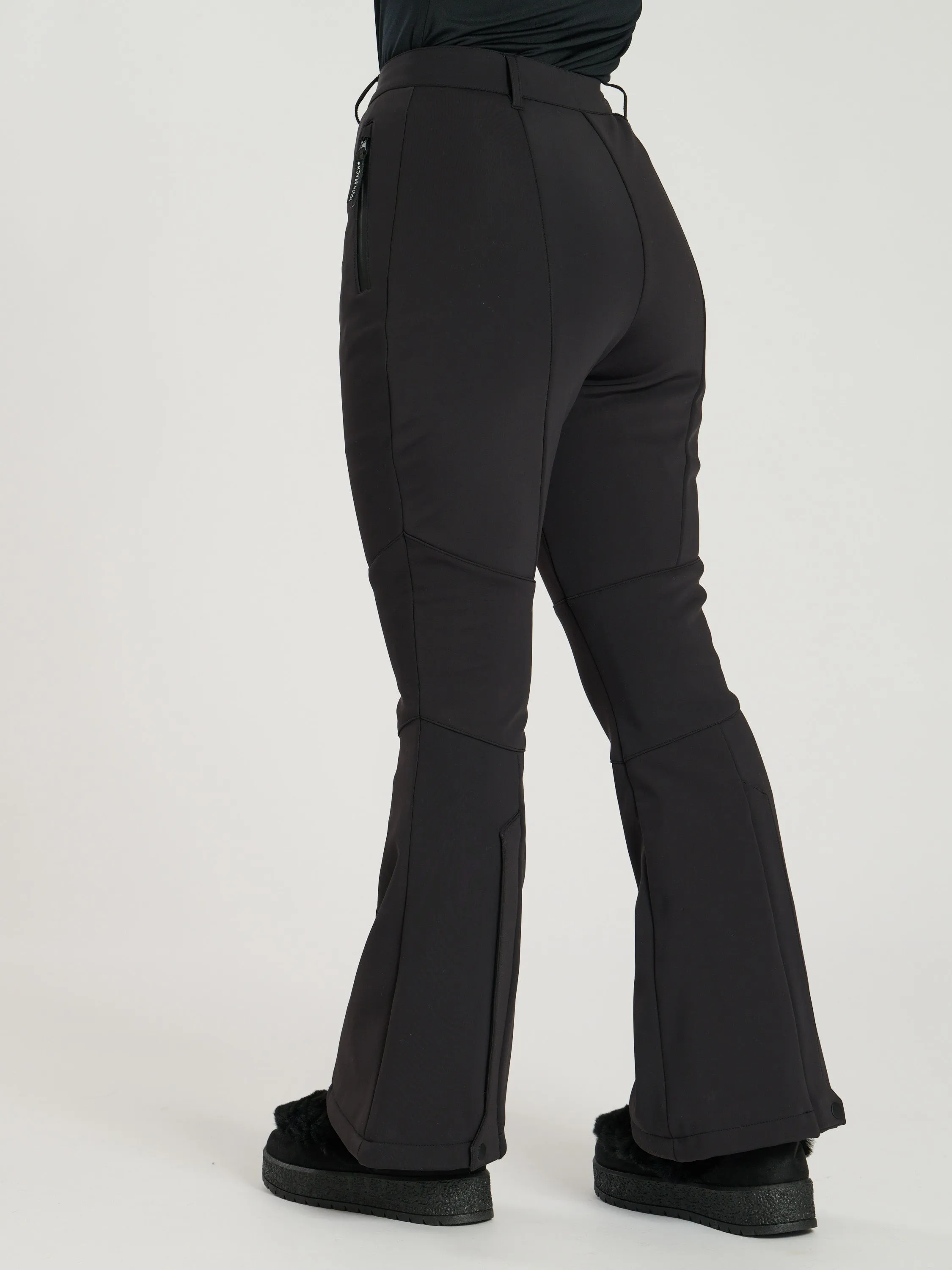 The 'Nordic' structured ski trousers in black