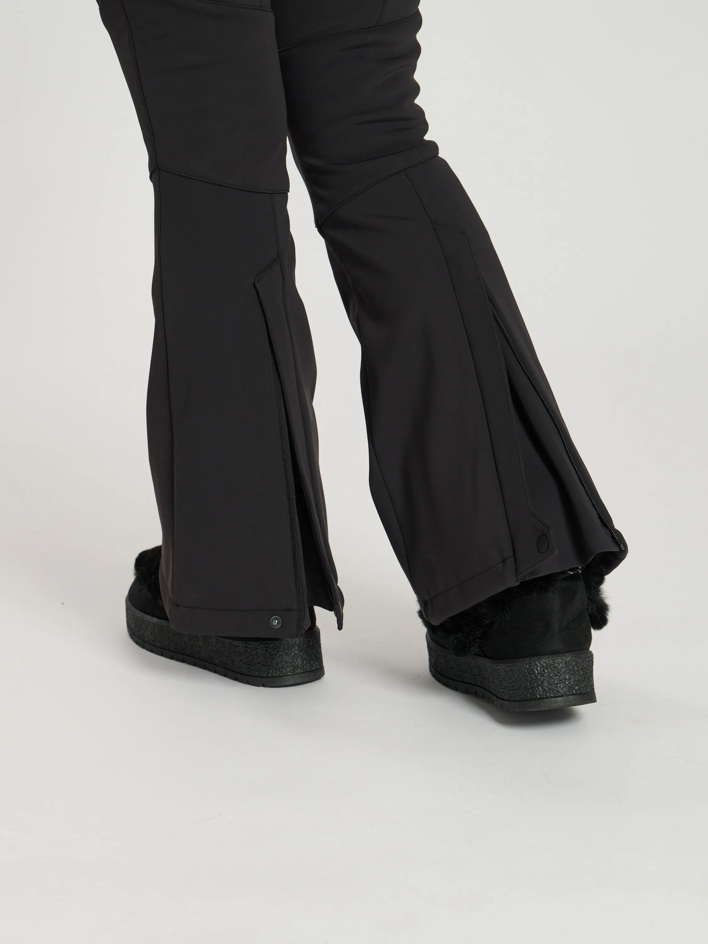 The 'Nordic' structured ski trousers in black